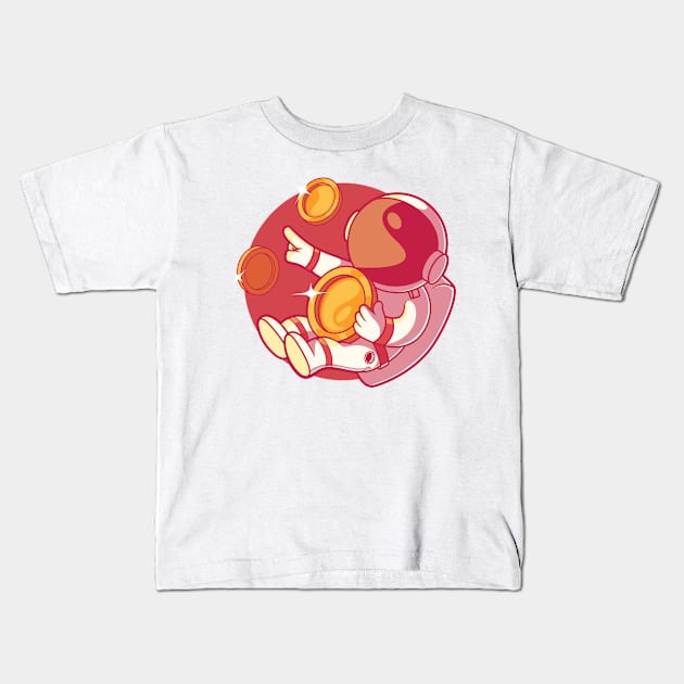 Space Coin! Kids T-Shirt by pedrorsfernandes